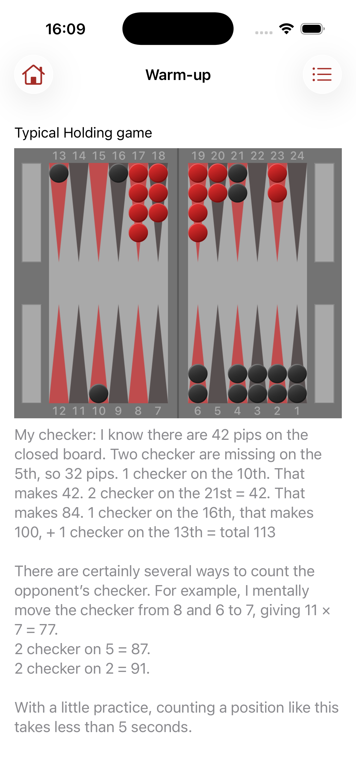Backgammon Gym screenshot 8